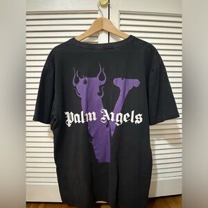VLONE X Palm Angels Collab Tee ‘Black’